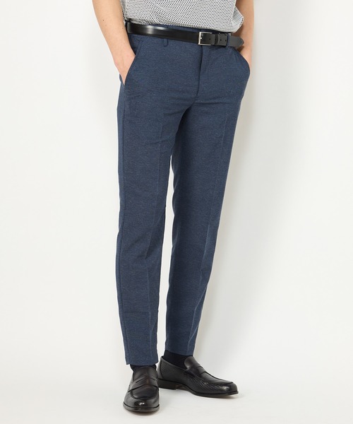 CROWDED CLOSET（クラウデッドクローゼット）の「イージーケア カラミパンツ（スラックス・メンズ・ネイビー/グレー・01/02/03/04）」の2枚目の写真