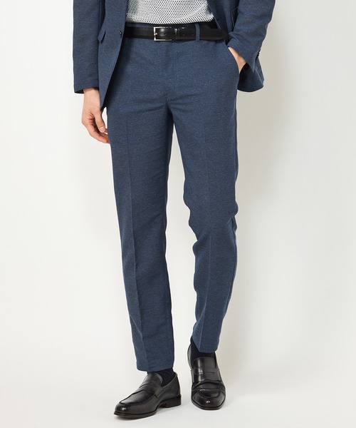 CROWDED CLOSET（クラウデッドクローゼット）の「イージーケア カラミパンツ（スラックス・メンズ・ネイビー/グレー・01/02/03/04）」の3枚目の写真