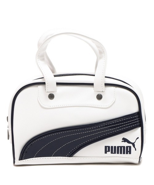 PUMA(プーマ)の「PUMA PUMA RETRO MINI GRIP BAG / プーマ プーマ レトロ ミニグリップ バッグ(ハンドバッグ・レディース・ホワイト/ピンク/ブラック・ONE SIZE)」の5枚目の写真
