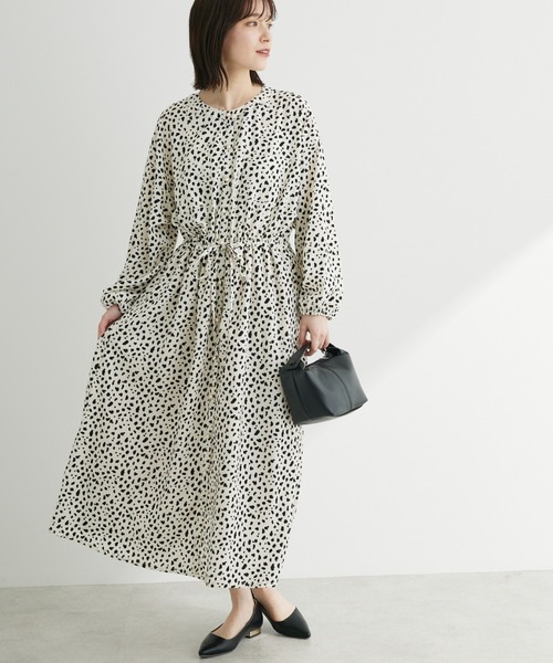 ELENCARE DUE（エレンカーレデュエ）の「・ELENCARE　DUE　ダルメシアンワンピース（ワンピース・レディース・ブラック/モカ/アイボリー・FREE）」の2枚目の写真