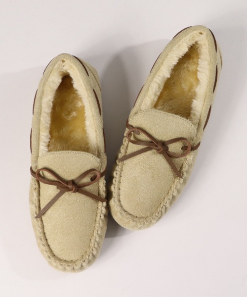 LibertyDoll（リバティードール）の「フラットモカシンレースボアスリッポンシューズ（モカシン/デッキシューズ・レディース・ライトグレー/ダークグレー/キャメル/ブラック/ダークブラウン/ネイビー/ベージュ/グレー系その他/ライトグレー系1/ブラック系1/ダークブラウン系1/その他1・S/LL/L/M）」の9枚目の写真