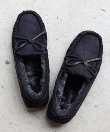 LibertyDoll（リバティードール）の「フラットモカシンレースボアスリッポンシューズ（モカシン/デッキシューズ）」