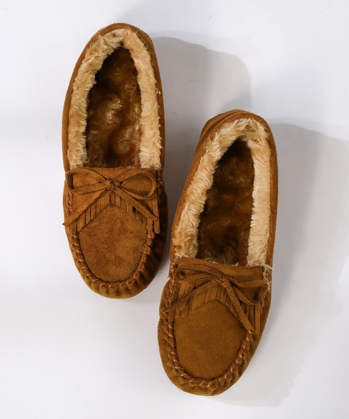 LibertyDoll（リバティードール）の「フラットモカシンレースボアスリッポンシューズ（モカシン/デッキシューズ・レディース・ライトグレー/ダークグレー/キャメル/ブラック/ダークブラウン/ネイビー/ベージュ/グレー系その他/ライトグレー系1/ブラック系1/ダークブラウン系1/その他1・S/LL/L/M）」の19枚目の写真