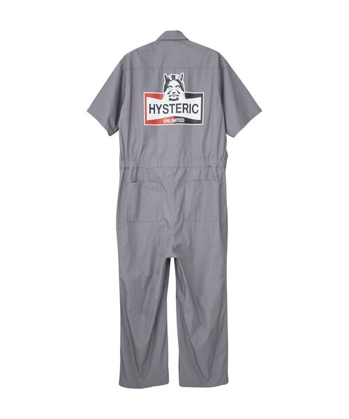 HYSTERIC GLAMOUR（ヒステリックグラマー）の「SEE NO EVIL オールインワン（サロペット/オーバーオール・メンズ・グレー/ブラック・SMALL/MEDIUM/LARGE）」の5枚目の写真