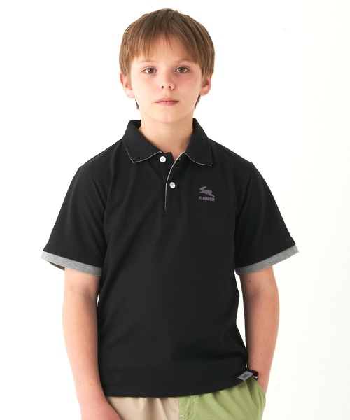 KRIFF MAYER Kid's Collection（クリフメイヤーキッズコレクション）の「《WEB限定》おめかし ポロシャツ（ポロシャツ・キッズ・オフホワイト/グレー/ネイビー/ブラック・140/120/130/170/160/150）」の2枚目の写真