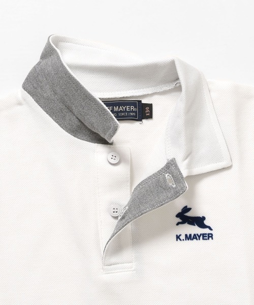 KRIFF MAYER Kid's Collection（クリフメイヤーキッズコレクション）の「《WEB限定》おめかし ポロシャツ（ポロシャツ・キッズ・オフホワイト/グレー/ネイビー/ブラック・140/120/130/170/160/150）」の20枚目の写真