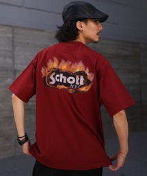 Schott/ショット/SS T-SHIRT "FIRE OVAL"/"ファイア オーバル" Tシャツ