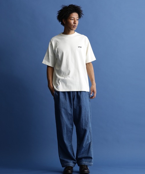 schott(ショット)の「Schott/ショット/SS T-SHIRT "FIRE OVAL"/"ファイア オーバル" Tシャツ(Tシャツ/カットソー・メンズ・オフホワイト/レッド/ブラック・M/XL/L/2XL)」の10枚目の写真