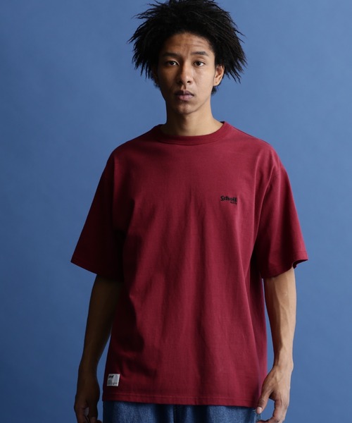 schott(ショット)の「Schott/ショット/SS T-SHIRT "FIRE OVAL"/"ファイア オーバル" Tシャツ(Tシャツ/カットソー・メンズ・オフホワイト/レッド/ブラック・M/XL/L/2XL)」の11枚目の写真