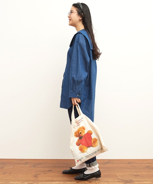 fig Ｌondon（フィグロンドン）の「denim sailor shirt（シャツ/ブラウス・レディース・ブルー・FREE）」の14枚目の写真