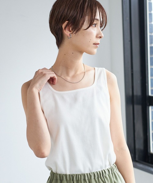 LEPSIM（レプシィム）の「インナーリブタンク　173384（タンクトップ・レディース・ライトグレー/ブラック/オフホワイト・LARGE/MEDIUM）」の20枚目の写真