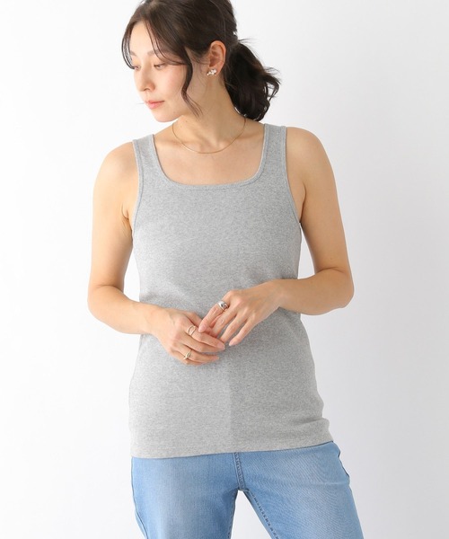 LEPSIM（レプシィム）の「インナーリブタンク　173384（タンクトップ・レディース・ライトグレー/ブラック/オフホワイト・LARGE/MEDIUM）」の18枚目の写真