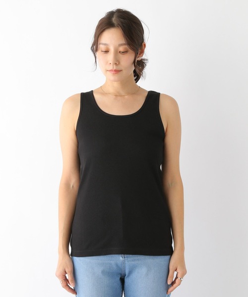 LEPSIM（レプシィム）の「インナーリブタンク　173384（タンクトップ・レディース・ライトグレー/ブラック/オフホワイト・LARGE/MEDIUM）」の21枚目の写真