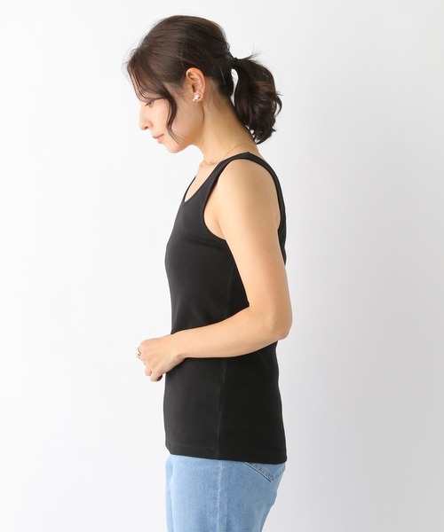 LEPSIM（レプシィム）の「インナーリブタンク　173384（タンクトップ・レディース・ライトグレー/ブラック/オフホワイト・LARGE/MEDIUM）」の12枚目の写真