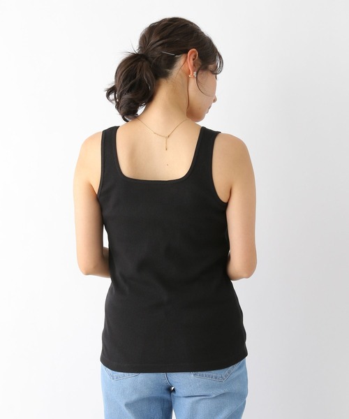 LEPSIM（レプシィム）の「インナーリブタンク　173384（タンクトップ・レディース・ライトグレー/ブラック/オフホワイト・LARGE/MEDIUM）」の9枚目の写真