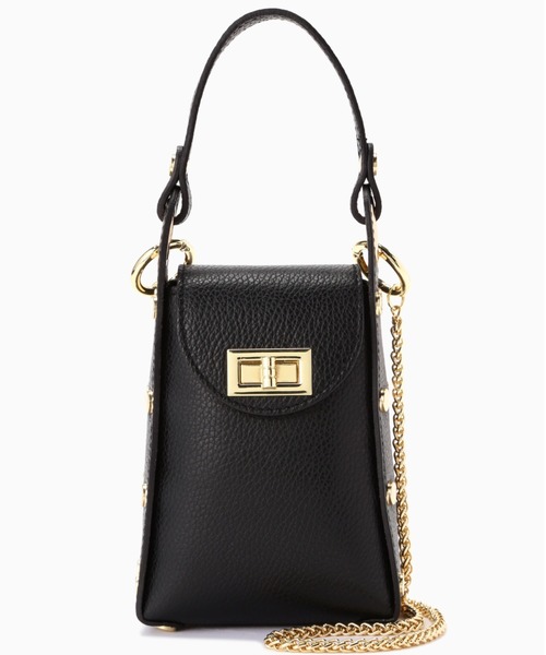 AULENTTI（オウレンティ）の「(AULENTTI)メミニショルダーバッグ（クラッチバッグ・レディース・ブラック/グリーン・FREE）」の16枚目の写真