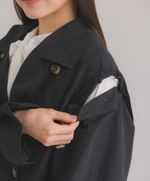 ems excite（エムズエキサイト）の「ピーチ2wayトレンチコート（トレンチコート・レディース・ライトブラウン/ブラック/ナチュラル・FREE）」の22枚目の写真