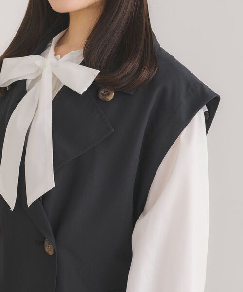 ems excite（エムズエキサイト）の「ピーチ2wayトレンチコート（トレンチコート・レディース・ライトブラウン/ブラック/ナチュラル・FREE）」の21枚目の写真