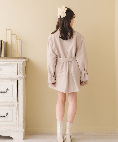 ems excite（エムズエキサイト）の「ピーチ2wayトレンチコート（トレンチコート・レディース・ライトブラウン/ブラック/ナチュラル・FREE）」の17枚目の写真