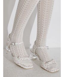 merry jenny | flowerリボンミュール(パンプス)