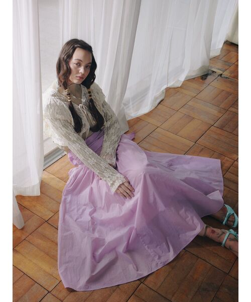 merry jenny（メリージェニー）の「flowerリボンミュール（パンプス・レディース・オフホワイト/ミント・MEDIUM/LARGE）」の18枚目の写真