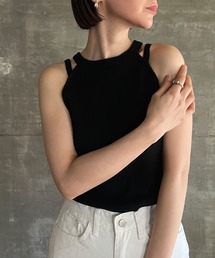 【ZOZO限定】ダブルストラップニットキャミソール