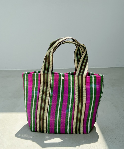 y/m（イム）の「マルチストライプトートBAG（トートバッグ