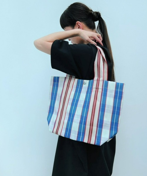 y/m（イム）の「マルチストライプトートBAG（トートバッグ