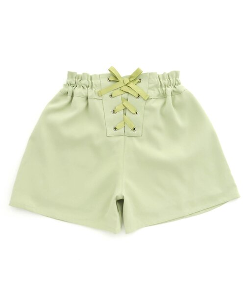 algy(アルジー)の「バックレースアップショーパン(その他パンツ・キッズ・ミント/ベージュ/ブラック・SMALL/X-SMALL/XX-SMALL/MEDIUM)」の1枚目の写真