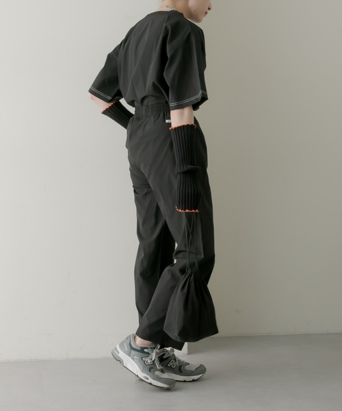 ear PAPILLONNER（イアパピヨネ）の「《別注》【MONT KEMMEL(モン ケメル)】巾着付きセットアップ（セットアップ・レディース・ブラック・FREE）」の20枚目の写真