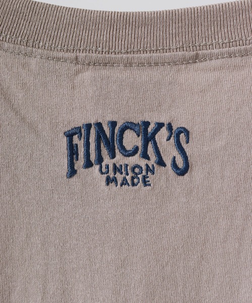 FUNALIVE(ファンアライブ)の「FINCK'S ワンポイント刺繍 オーバーサイズ半袖Tシャツ(Tシャツ/カットソー・メンズ・ホワイト系その他/ラベンダー/サンドベージュ/サックスブルー/ホワイト系その他2/オフホワイト・L/XL/M)」の20枚目の写真