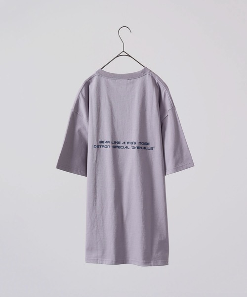 FUNALIVE(ファンアライブ)の「FINCK'S ワンポイント刺繍 オーバーサイズ半袖Tシャツ(Tシャツ/カットソー・メンズ・ホワイト系その他/ラベンダー/サンドベージュ/サックスブルー/ホワイト系その他2/オフホワイト・L/XL/M)」の18枚目の写真