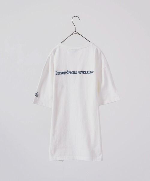 FUNALIVE(ファンアライブ)の「FINCK'S ワンポイント刺繍 オーバーサイズ半袖Tシャツ(Tシャツ/カットソー・メンズ・ホワイト系その他/ラベンダー/サンドベージュ/サックスブルー/ホワイト系その他2/オフホワイト・L/XL/M)」の10枚目の写真