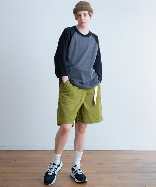 SHAKA WeAR(シャカウェア)の「SHAKA WEAR/シャカ ウェア 6.0oz ラグラン スタンダード(Tシャツ/カットソー・メンズ・ブラック×ホワイト/ワイン/チャコールグレー/グリーン/ブルー/グレー・LARGE/MEDIUM/X-LARGE)」の9枚目の写真
