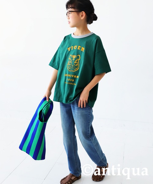 antiqua(アンティカ)の「アニマルイラストTシャツ(Tシャツ/カットソー・キッズ・その他4/その他3/その他2/その他1/その他5・160/130/120/150/140)」の13枚目の写真