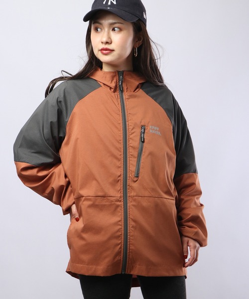 KRIFF MAYER（クリフメイヤー）の「さらさらエアーフードＪＫ（マウンテンパーカー・メンズ・マルチ/チャコール/ライトグリーン/ベージュ/オレンジ/ネイビー・XL/L/M）」の15枚目の写真