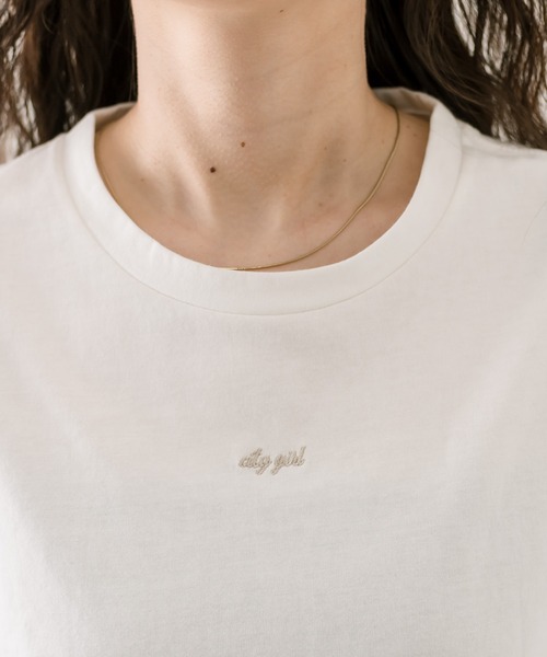 mystic(ミスティック)の「city girl Tシャツ(Tシャツ/カットソー・レディース・ブルー/ホワイト系その他2/ブラック/ホワイト・FREE)」の9枚目の写真