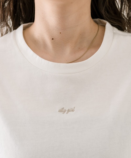 mystic(ミスティック)の「city girl Tシャツ(Tシャツ/カットソー・レディース・ブルー/ホワイト系その他2/ブラック/ホワイト・FREE)」の19枚目の写真