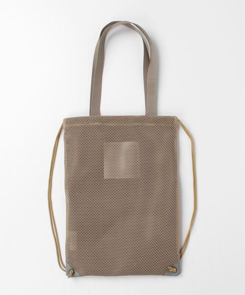 BURLAP OUTFITTER(バーラップアウトフィッター)の「REVERSIBLE KNAP TOTE / リバーシブル ナップトート(トートバッグ・メンズ・ブラック/ベージュ・ONE SIZE)」の5枚目の写真