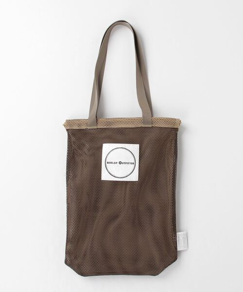 BURLAP OUTFITTER(バーラップアウトフィッター)の「REVERSIBLE KNAP TOTE / リバーシブル ナップトート(トートバッグ・メンズ・ブラック/ベージュ・ONE SIZE)」の4枚目の写真