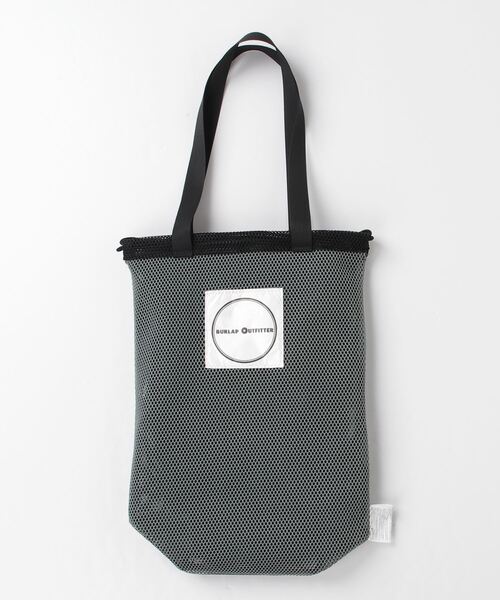 BURLAP OUTFITTER(バーラップアウトフィッター)の「REVERSIBLE KNAP TOTE / リバーシブル ナップトート(トートバッグ・メンズ・ブラック/ベージュ・ONE SIZE)」の3枚目の写真