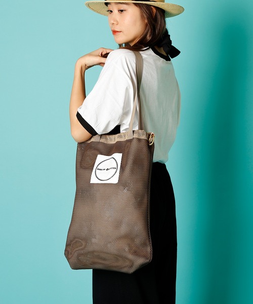 BURLAP OUTFITTER(バーラップアウトフィッター)の「REVERSIBLE KNAP TOTE / リバーシブル ナップトート(トートバッグ・メンズ・ブラック/ベージュ・ONE SIZE)」の8枚目の写真
