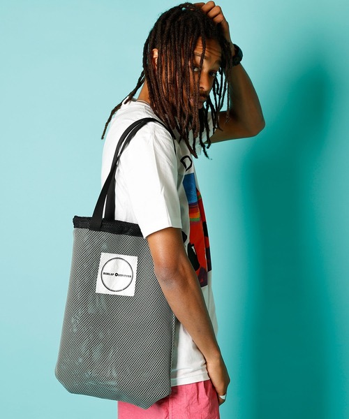 BURLAP OUTFITTER(バーラップアウトフィッター)の「REVERSIBLE KNAP TOTE / リバーシブル ナップトート(トートバッグ・メンズ・ブラック/ベージュ・ONE SIZE)」の15枚目の写真