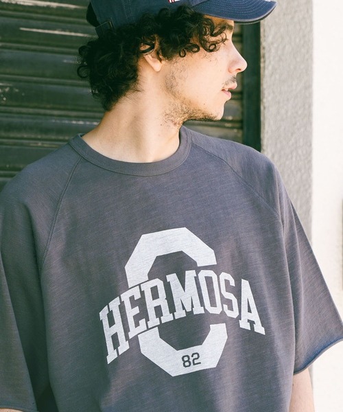 BAYFLOW(ベイフロー)の「GOOD DAY 半袖スウェットTシャツ(Tシャツ/カットソー・メンズ・オフホワイト/ライトグリーン/チャコール/ラベンダー・MEDIUM/LARGE)」の3枚目の写真