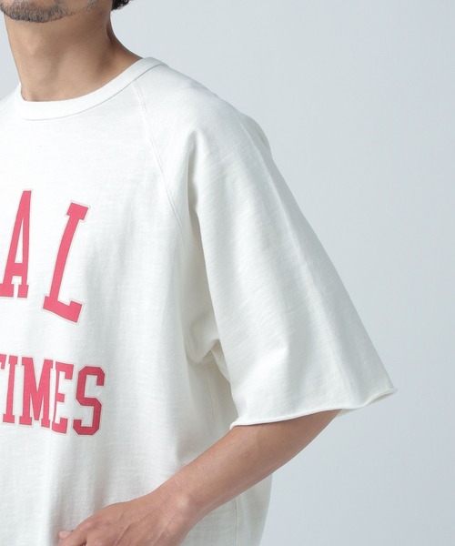 BAYFLOW(ベイフロー)の「GOOD DAY 半袖スウェットTシャツ(Tシャツ/カットソー・メンズ・オフホワイト/ライトグリーン/チャコール/ラベンダー・MEDIUM/LARGE)」の15枚目の写真