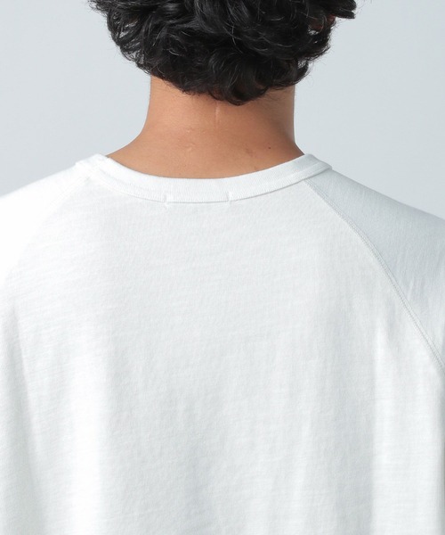 BAYFLOW(ベイフロー)の「GOOD DAY 半袖スウェットTシャツ(Tシャツ/カットソー・メンズ・オフホワイト/ライトグリーン/チャコール/ラベンダー・MEDIUM/LARGE)」の14枚目の写真