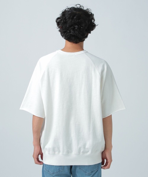 BAYFLOW(ベイフロー)の「GOOD DAY 半袖スウェットTシャツ(Tシャツ/カットソー・メンズ・オフホワイト/ライトグリーン/チャコール/ラベンダー・MEDIUM/LARGE)」の12枚目の写真