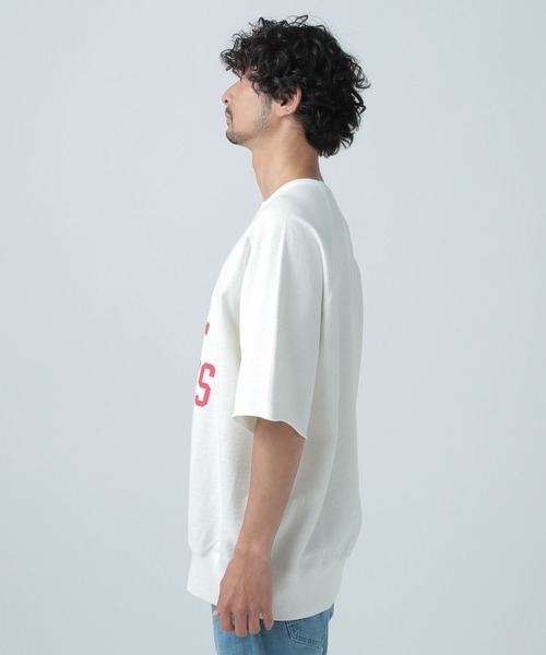 BAYFLOW(ベイフロー)の「GOOD DAY 半袖スウェットTシャツ(Tシャツ/カットソー・メンズ・オフホワイト/ライトグリーン/チャコール/ラベンダー・MEDIUM/LARGE)」の11枚目の写真