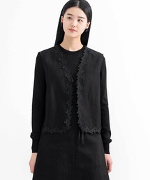 Bshop | eunoia | コットン フラワーレースベスト WOMEN(ベスト)