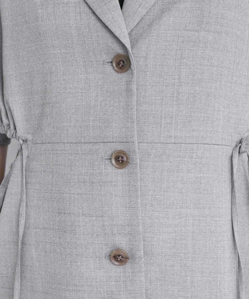 KBF（ケイビーエフ）の「サイドオープンシャツジャケット（その他アウター・レディース・グレー/グリーン・ONE）」の11枚目の写真